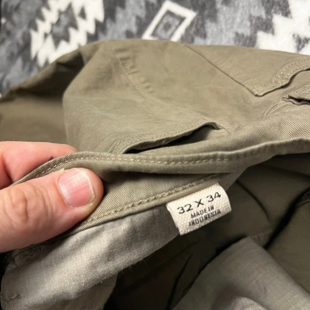 Flint and Tinder 365 Straight Fit Pants Olive Green 32x34 Mens Cotton Stretch